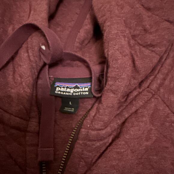 GUC Patagonia Womens Full Zip Hoodie - Large - Organic Cotton - Worn Wear - Picture 5 of 5